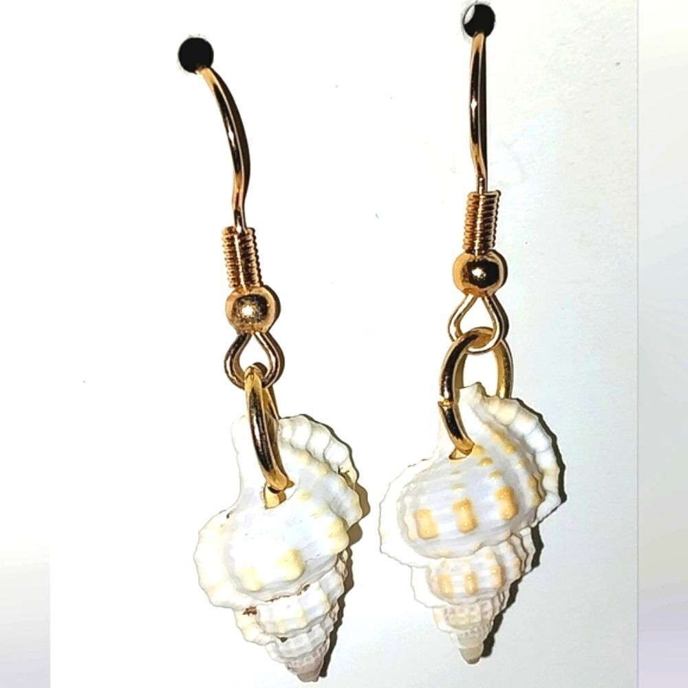 Beautiful seashell dangle earrings for girls and women